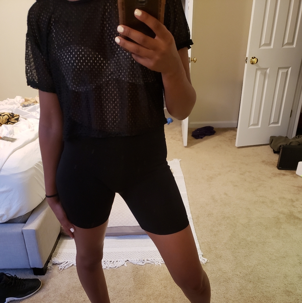 Mesh Crop Top